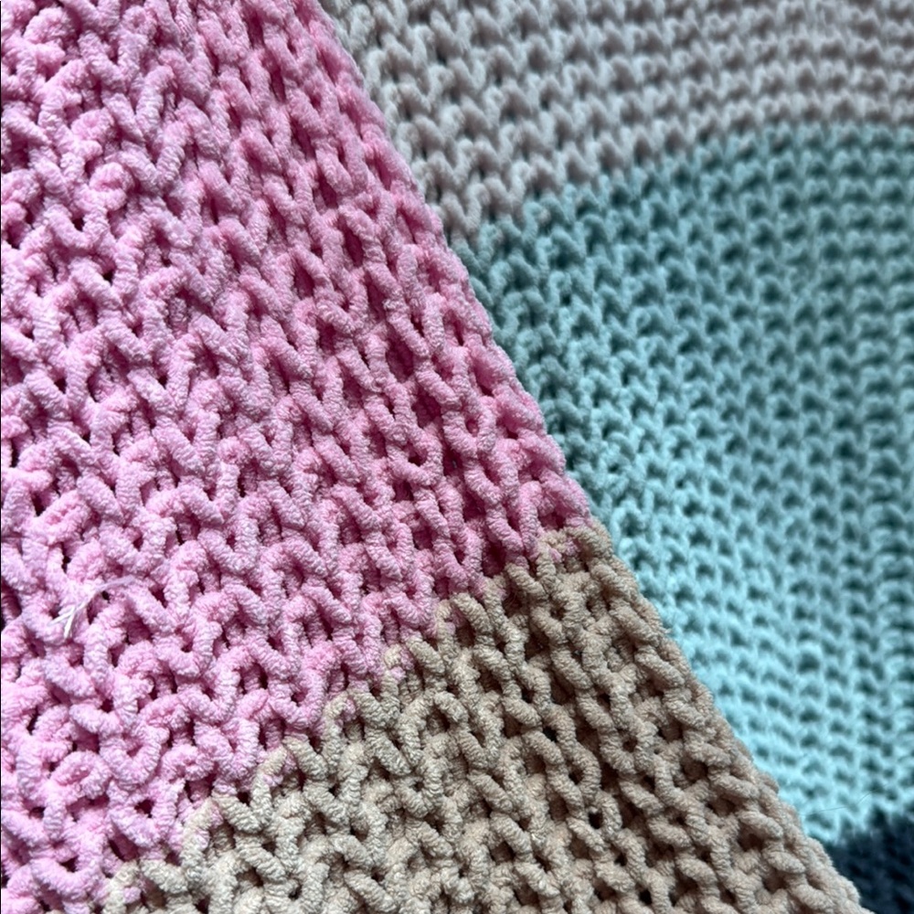 Colorful Chunky Knit Sweater 💕 - Picture 2 of 3